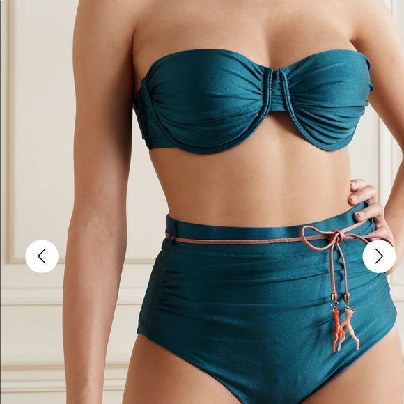 Zimmermann Other - Zimmerman Cassia embellished metallic
underwired bikini NWT Sz 2AB (US 4-6)